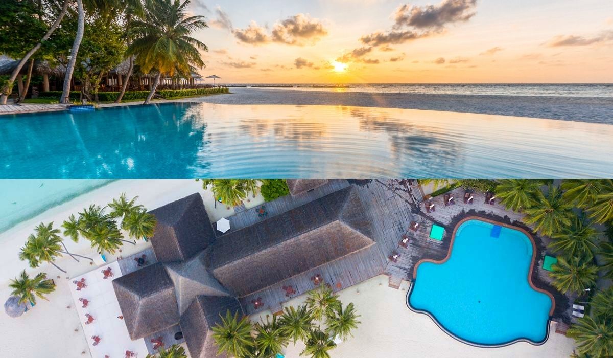 The Infinity Pool at Veligandu Maldives Resort